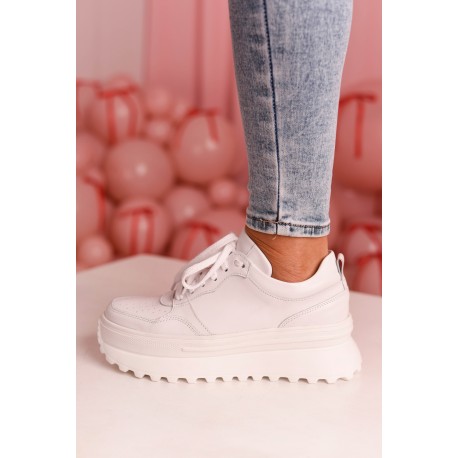 Sneakersy białe Ann
