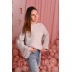 Sweter jasny szary Bellucci