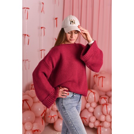 Sweter malina Belluci