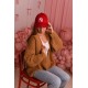 Sweter karmel Leonelli