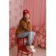 Sweter karmel Leonelli