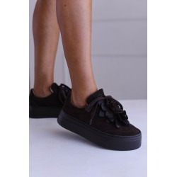 Sneakersy Lalou czekolada